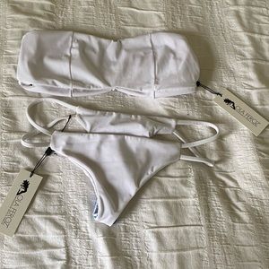 brand new with tags Ola Feroz white swim suit